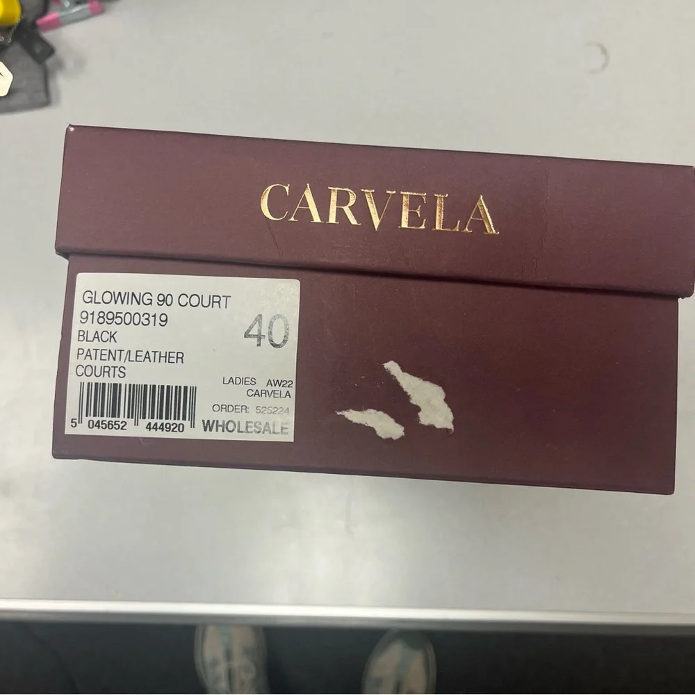 *Like New* Carvela Black Patent Heels for Women - Picture 3 of 7